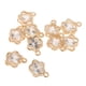 thumbnail image 5 of 10 piezas de soporte de cristal con forma de lágrima y estrella, colgantes para joyería si, 5 of 9