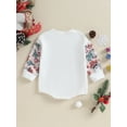 thumbnail image 4 of Suealasg Toddler Baby Boys Girls Christmas Romper Newborn Long Sleeve Santa Claus Print Bodysuit Jumpsuit 3M 6M 12M 18M Infant Boys Girls Playsuit Winter Clothing, 4 of 8