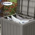 thumbnail image 5 of Suncast 22 Gal Outdoor Patio Small Deck Box w/ Storage Seat, Stone (4 Pack), 5 of 12