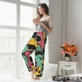 thumbnail image 4 of Uemuo Angry Shark Pattern Pattern Women's Wide Leg Palazzo Lounge Pants with Pockets Light Weight Loose Comfy Casual Pajama Pants-X-Large, 4 of 9