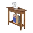 thumbnail image 3 of Convenience Concepts American Heritage Wedge End Table with Shelf, Driftwood, 3 of 6
