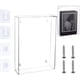 thumbnail image 1 of Vitrina acrílica de pared para libros, expositor transparente para Biblias, estuche organizador y protector de libros., 1 of 5