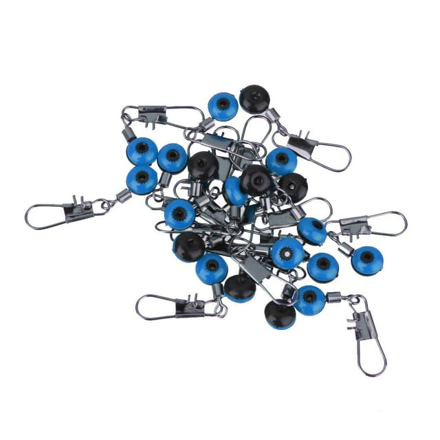 Conector de clip de vástago giratorio shamjiam 20 piezas azul S 28
