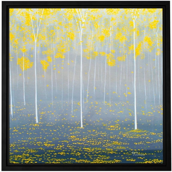 ArtWall Herb Dickinson "Verda Forest 2" Floater Framed Gallery-Wrapped Canvas