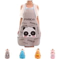 thumbnail image 4 of 2 Pieces Cute Cartoon Waterproof Apron Kitchen Restaurant Cooking Bib Aprons, 4 of 10
