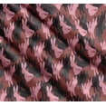 thumbnail image 3 of Soimoi Brown Cotton Voile Fabric Bunny Rabbit Animal Print Sewing Fabric Yard 56 Inch Wide, 3 of 7