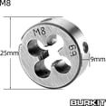 thumbnail image 3 of Set de rosca para máquina Burkit M8 x 1.25 Tap and Die, 3 of 6