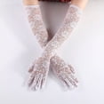 thumbnail image 3 of M 2 Pares Guantes Encage Novia Largos + Cortos Cosplay, 3 of 6