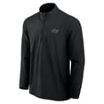 thumbnail image 2 of Men's Fanatics Black Tampa Bay Buccaneers Front Office Micro Tonal Quarter-Zip Pullover, 2 of 3