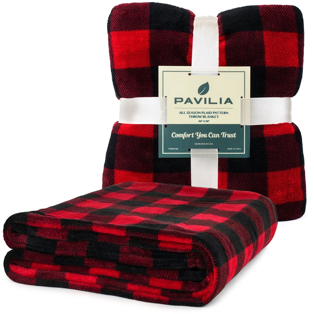 PAVILIA Flannel Fleece Throw Blanket for Couch | Super Soft Cozy Microfiber Couch Blanket | Decorative Accent Throw