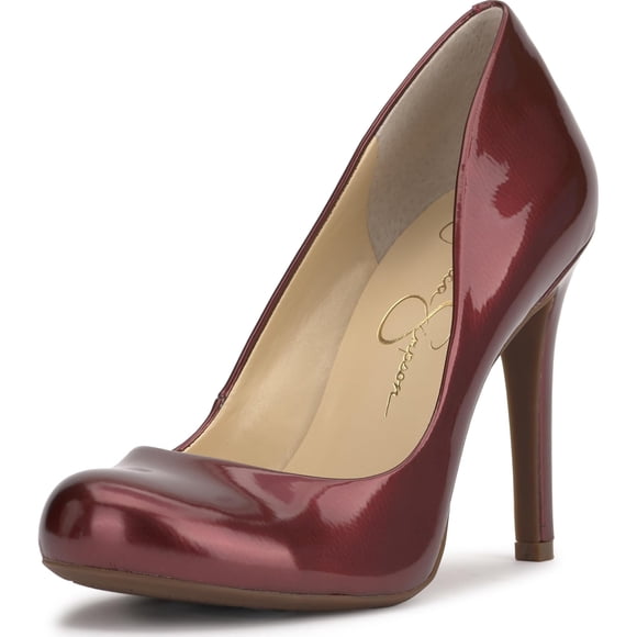 Zapatos de tacón para mujer Jessica Simpson Calie color oxblood talla 5.5