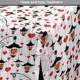 thumbnail image 4 of Love Dog Crate Cover, Romance for Valentine's Day Hearts in Lamp Classic Antique Themed Pattern, Easy to Use Pet Kennel Cover Small Dogs Puppies Kittens, 7 Sizes, Vermilion and Scarlet, by Ambesonne, 4 of 6
