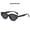 Black Frame Black and Gray Piece, variant on Coco Mirror Leopard Print Cat Eye Sunglasses for Women, New High-End Fashionable UV-Protective Trendy Versatile Sunglasses