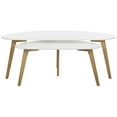 thumbnail image 2 of SAFAVIEH Olida Contemporary Double Coffee Table, White, 2 of 5