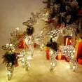 thumbnail image 2 of Reno navideño grande y brillante para decoración del hogar, luces LED de alce 2023 para exteriores, decoración de habitación de pino, 2 of 4
