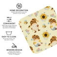 thumbnail image 4 of Bingfone Vintage Watercolor Bee Honey Honeycomb Bee Leather Drinks Coasters With Set Of 6,Suitable For Home Kitchen,Coffee Cup Coasters Home Gift, 4 of 9