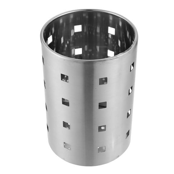 Stainless Steel Utensil Holder Cutlery Basket Spoon Container Kitchen Drain Rack Dishwasher Safe Storage Organizer
