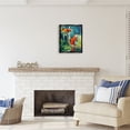 thumbnail image 2 of Stupell Industries Tropical Parrots in Jungle Animals & Insects Painting Black Floater Framed Art Print Wall Art, 17 x 21, 2 of 9