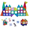 thumbnail image 2 of PicassoTiles Magnetic Tiles for Kids – 121PCS STEM Construction Building Blocks Educational Toy Set, 2 of 10
