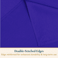 thumbnail image 4 of ComfiTime Tablecloth – 90 x 156 Durable Polyester Fabric Table Cover Cloth for 11-12 ft Rectangle Table, Spill/Stain-Resistant, Reusable/Washable, Indoor/Outdoor Dining/Party/Wedding/Banquet, Blue, 4 of 14