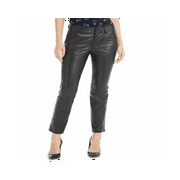 Anne Klein Women's Leather Pants Black Size 8