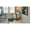 thumbnail image 2 of Jules Square Accent Footstool Ottoman Ultramarine Green, 2 of 7
