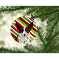 thumbnail image 2 of Carolines Treasures LH9243-CO1 Corgi Candy Cane Holiday Christmas Ceramic Ornament 3 in multicolor, 2 of 2