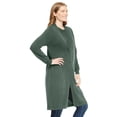 thumbnail image 3 of Woman Within Plus Size Perfect Cotton Duster Sweater, 3 of 6