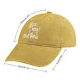 thumbnail image 2 of His Way Is Better Sand Colour Hat Adjustable Funny Fashion Unisex Baseball Cap for Men Women, 2 of 7