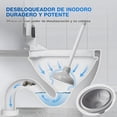 thumbnail image 3 of Juego de escobilla y Cepillo Inodoro para Baño,3 en 1 Cepillo Inodoro y Portacepillo,Escobilla Inodoro y Soporte,Cepillos y Portacepillos de Inodoro para Limpieza de baño,Kit de Cepillo de Inodoro, 3 of 7