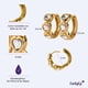 thumbnail image 4 of Aretes Mujer Oro 14k tipo Arracadas con Corazones, LuckyLy Acero Inoxidable con Baño Oro 14k y Cristal – Joyería para Mujer Ideal como Regalos para Mujer San Valentín y Cumpleaños, Modelo Vale blanco, 4 of 5