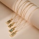 thumbnail image 3 of Collar cuadrado de aceite con gotas de diamantes y oro galvanizado vintage para mujer, acero inoxidable, moda, 3 of 6