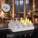 thumbnail image 4 of 12pcs USB Rechargeable Tea Lights Candles For Christmas Decor With Remote Control, 4 of 7
