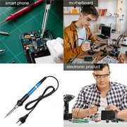Electric Soldering Iron Kit, 60W Adjustable Temperature Digital Display Repair Soldering Tool Electronic Welding Small Tool Kit