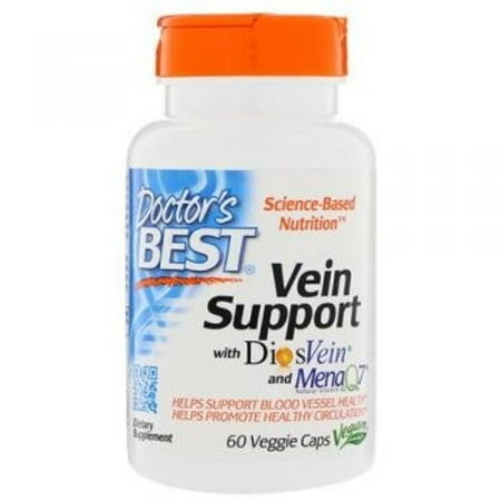 Vein Support with DiosVein, 60 Vcaps, From Doctor's Best, 60 V-Capsules By Doctors