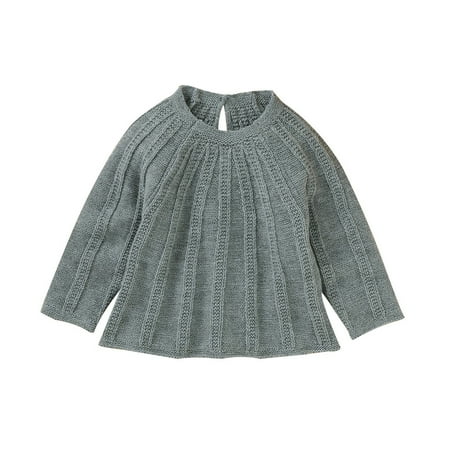 

Kids Jackets for Girls Boys Newborn Infant Baby Winter Jacket Warm Button Coat Knit Outwear Sweater