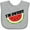 AC-Heather Grey, variant on Inktastic I'm Sweet Watermelon Boys or Girls Baby Bib
