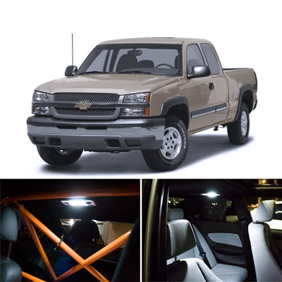 Led Kit For Chevrolet Silverado Interior Package Led Lights Kit Smd White 2000 2006
