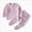 A216-Purple, variant on Boys 2‑Piece Ribbed Henley Neck Pajama Set,Long Sleeve Fabric Sleepwear for Boys 18-24Months