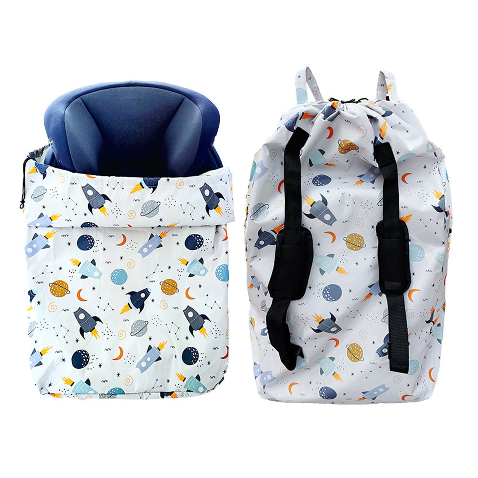 Storage Backpack for Car Seat Baby Carriers Pushchair Large Capacity Strollers Bag Adjustable Shoulder Strap Backpack
