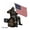 1.25 Inch Tube, variant on Patriotic Firefighter Thin Red Line Trailer Hitch CoverNew Hitch Cover with Saluting Firefighter & American Flag for SUV Truck