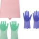 thumbnail image 5 of Guantes para lavar platos, Guantes de silicona para limpieza, manoplas, fregadora, cocina, baño 1 par Advancent JJ19845-01, 5 of 7