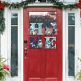 thumbnail image 2 of Yhmxh Buffalo Check Plaid Christmas Wreaths for Front Door, 4pcs Rustic Burlap Wooden Christmas Decor Hanging Home Signs Winter Wreaths for Door Wall Window Holiday Xmas Home Decorations, 2 of 6
