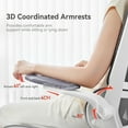 thumbnail image 3 of SIHOO M59AS Ergonomic Office Chair, High Dual Back Computer Chair with 3D Flip Armrests Headrest, Adaptive Dynamic Lumbar Support , Desk Chairs 300lb, 3 of 9