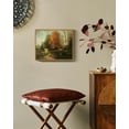 thumbnail image 5 of Drsoum Countryside River Vintage Landscape Wall Art Farmhouse Bathroom Office Decor - 8x10in Nature Framed, 5 of 5