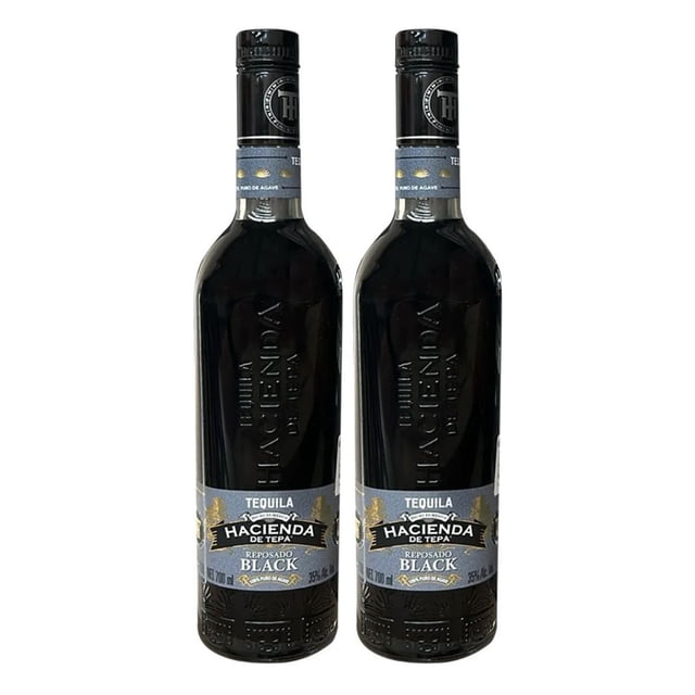 Duo Pack Tequila Hacienda de Tepa Reposado Black 700 Ml Hacienda de Tepa Tequila Reposado