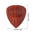 thumbnail image 2 of Linyer Delicate String Instrument Tool Fitting Comfortale Study Wooden Bass Attachment Playing Tools Wood Pick for Guitars Type 3, 2 of 4
