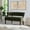 Olive Green + Foam + Velvet, variant on Jared Tufted Bench Settee with Rolled Arms, Beige Polyester, 51"W