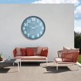 thumbnail image 5 of Large Indoor Outdoor Clock, 18 Inch Waterproof Oversized Wall Clock, Silent Battery Operated for Garden Pool Patio Living Room Office Decorative, 5 of 9