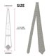 thumbnail image 2 of Fotbe White Popcorn Corbata Clásica para Hombre con Estampado – Corbata de Seda Jacquard Tejida, para Negocios, Bodas y Eventos Formales, 2 of 7